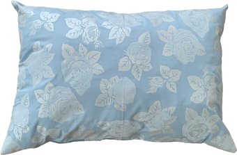 Подушка силіконова 50х70 блакитного кольору Ananasko  SPOD2 (50*70) фото | ANANASKO