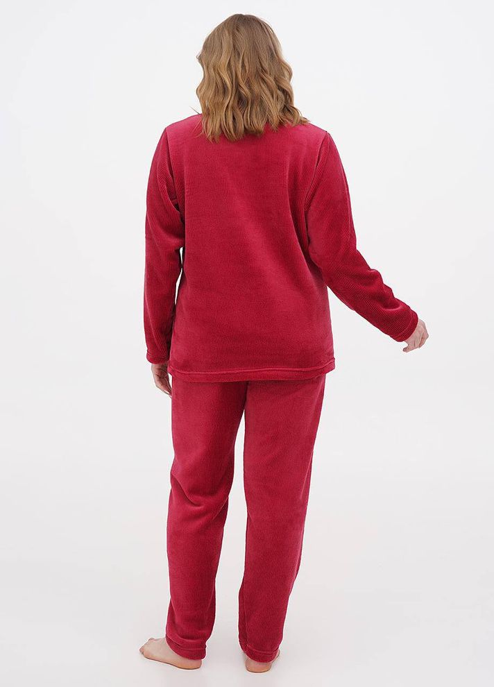 Пижама женская махровая красная 54 р Triko PZ015  PZ015(54) фото | ANANASKO