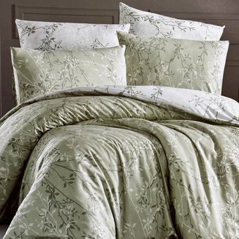 Комплект постельного белья семейный Ранфорс Zena Green First Choise RT1  RT1(s) фото | ANANASKO