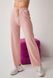 Штаны на шнурке розовые в рубчик S Ananansko 4901-3 4901-3(s) фото 3 | ANANASKO