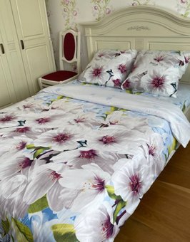Комплект постельного белья двуспальный евро Бязь Полиэстер Ananasko 8512491 85 г/м2 8512491(e) фото | ANANASKO