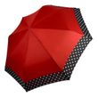 Зонт полуавтомат на 8 спиц красный в горох SL 07009-4