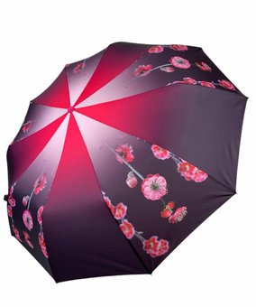 Женский зонт-полуавтомат c принтом от Flagman, Цветочный,135-6 за 544 грн