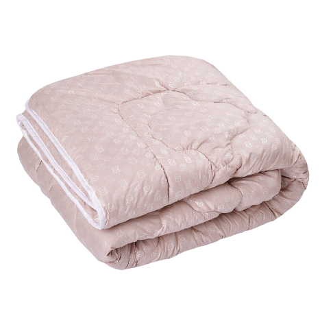 Одеяло полуторное холлофайбер бежевого цвета Ananasko B102  B102 (1,5) фото | ANANASKO
