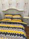 Комплект постельного белья двуспальный евро Бязь Голд Ananasko 1745 1745(e) фото 3 | ANANASKO