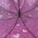 Дитяча прозора парасолька-тростина з ажурним принтом від SL, малиновий, 18102-5 18102-5 фото 4 | ANANASKO