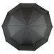 Мужской складной зонт-полуавтомат с ручкой-крюк от Bellissimo, черный, 402В-1 402В-1 фото 3 | ANANASKO