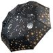 Жіночий автоматичний зонт складаний "Звезное небо" від B. Cavalli, чорний, 450-1 450-1 фото 1 | ANANASKO