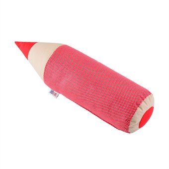 Подушка-валик олівець 15х58 см червоний 08-13434*001 Бязь Голд (100% бавовна) за 140 грн