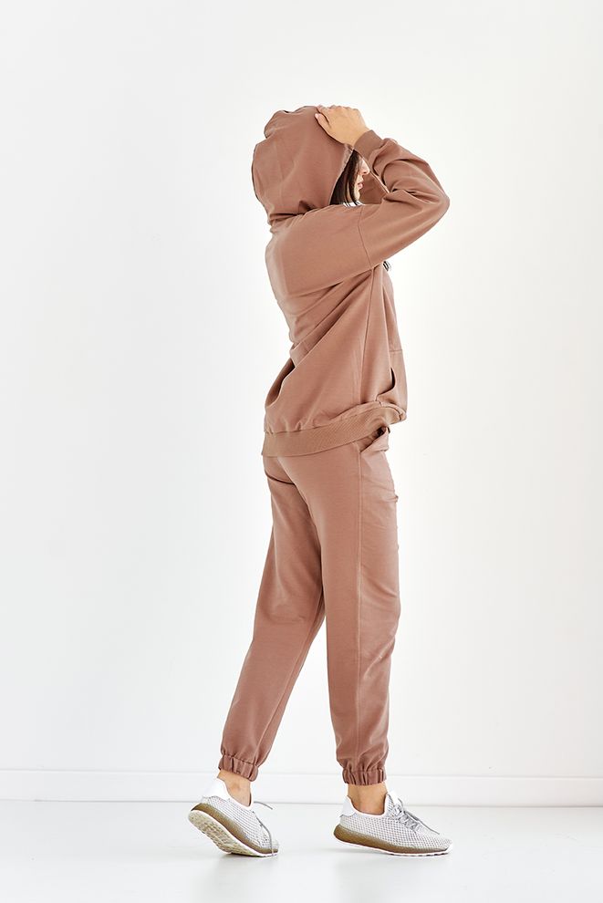 Спортивний костюм жіночий коричневий M Ananasko Kzh1  Kzh1(m) фото | ANANASKO