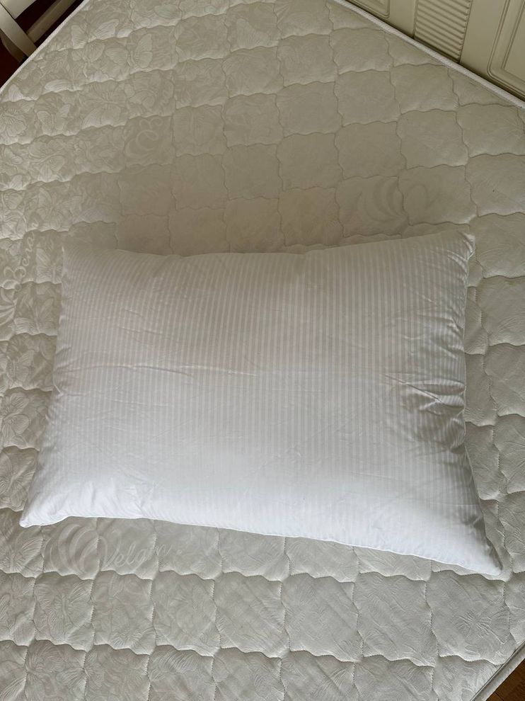 Подушка екопух 50х70 на блискавці білого кольору Ananasko EP  EP(50x70) фото | ANANASKO