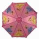 Яскрава дитяча парасоля тростина, Flagman з принцесами і сердечками, рожевий колір, 601А-2 601А-2 фото 2 | ANANASKO