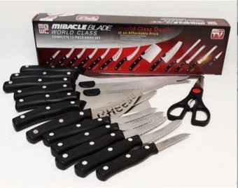 Набір кухонних ножів 13 в 1 Mibacle Blade N1  N1 фото | ANANASKO