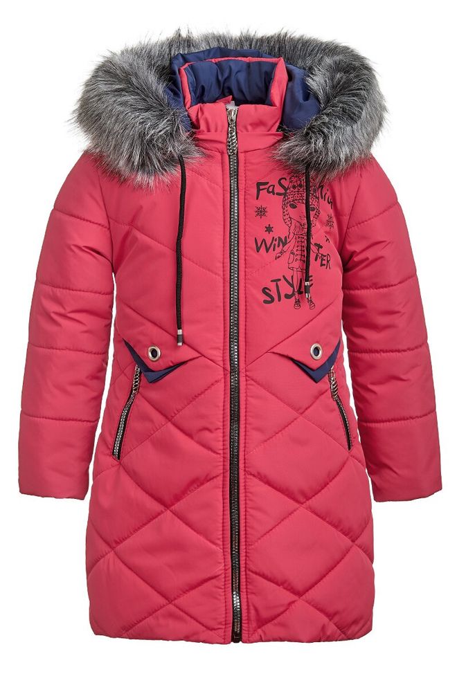 Зимняя куртка на девочку 116 р. Ananasko 5424  5424 фото | ANANASKO