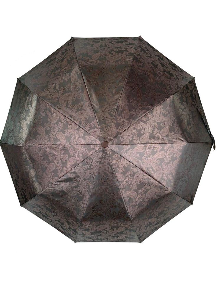 Жіноча парасоля-автомат з жакардовим куполом "хамелеон" від Flagman, коричневий, 514-6  514-6 фото | ANANASKO