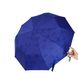 Женский зонт-полуавтомат на 10 спиц Bellisimo "Flower land", проявка, синий цвет, 461-5 461-5 фото 1 | ANANASKO
