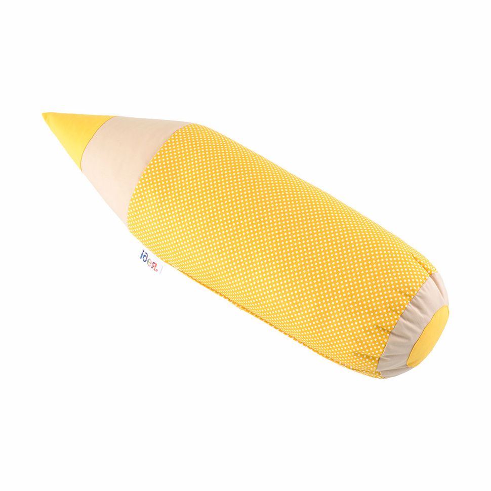 Подушка-валик олівець 15х58 см жовтий 08-13434*003  08-13434*003 фото | ANANASKO