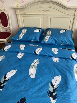 Комплект постельного белья двуспальный евро Бязь Полиэстер Ananasko 856061 90 ниток/см² 856061(e) фото | ANANASKO