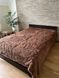Плед травка на ліжко 220х240 коричневий Ananasko PLM13 PLM13 фото 1 | ANANASKO