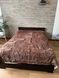 Плед травка на ліжко 220х240 коричневий Ananasko PLM13 PLM13 фото 2 | ANANASKO