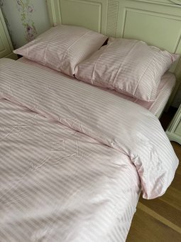 Комплект постельного белья двуспальный Страйп сатин Ananasko 541605  541605(2,0) фото | ANANASKO