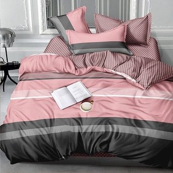 Комплект постельного белья двуспальный на резинке Бязь Голд Ananasko 143156 115 г/м² 143156(2,0) фото | ANANASKO