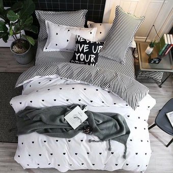Комплект постельного белья двуспальный евро на резинке Бязь Голд Ananasko 145007 140 ниток/см² 145007(e) фото | ANANASKO