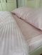 Комплект постельного белья двуспальный Страйп сатин Светло-пудровый Ananasko 541605 541605(2,0) фото 6 | ANANASKO