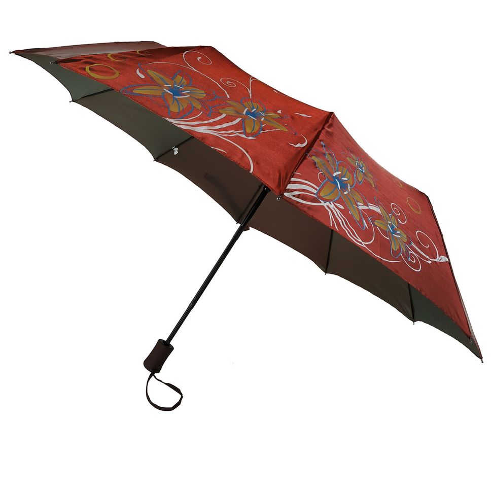 Женский зонт полуавтомат Bellissimo на 10 спиц, вишневый, 2018-5  2018-5 фото | ANANASKO