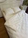 Комплект постельного белья полуторный Страйп сатин Айвори Ananasko 54144 54144(1,5)	 фото 2 | ANANASKO