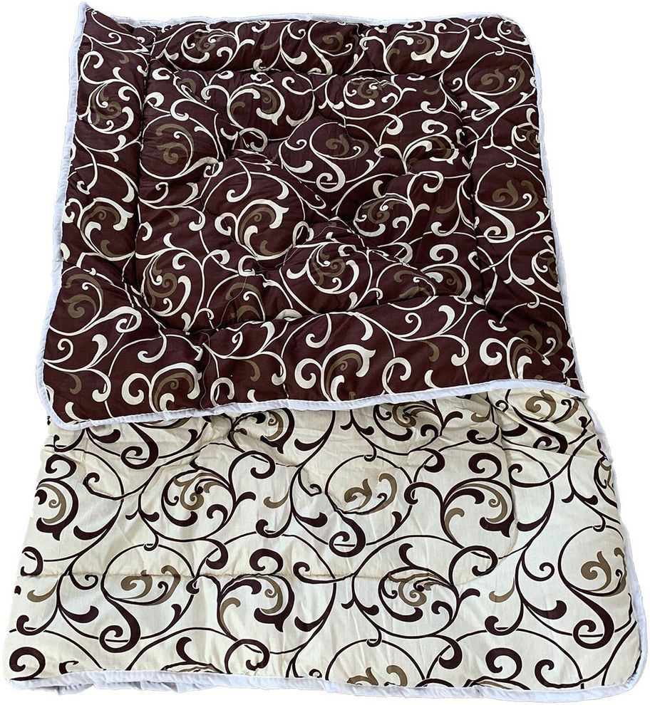 Одеяло шерстяное двуспальное коричневого цвета Ananasko  KL4 (2.0) фото | ANANASKO