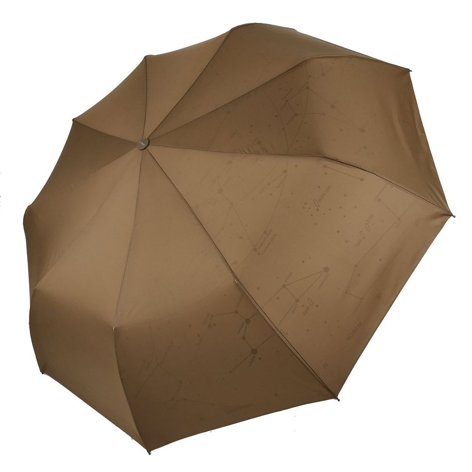 Женский зонт-полуавтомат Flagman "Звездное небо", коричневый, 711-8  711-8 фото | ANANASKO