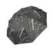 Женский зонт с интересным принтом газетных статей, полуавтомат от фирмы "Max", черный, 3050-6 3050-6 фото 1 | ANANASKO