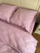Комплект постельного белья двуспальный евро Страйп сатин Розовый Ananasko 54666 54666(e) фото 6 | ANANASKO