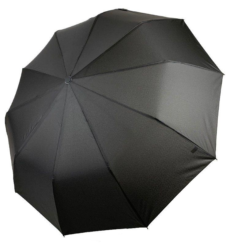 Мужской складной зонт-полуавтомат от Bellissimo, есть антиветер, черный, 452-1  452-1 фото | ANANASKO