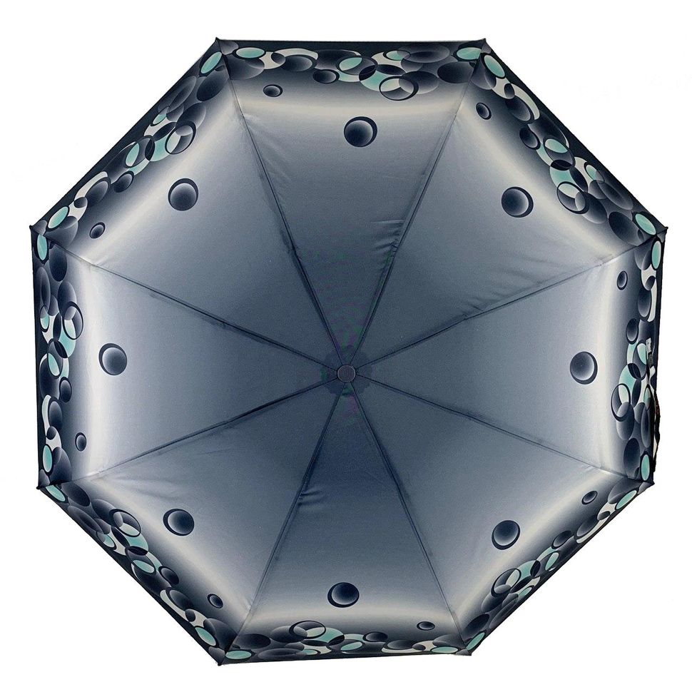Женский механический зонтик на 8 спиц от SL, сине-зелёный, 35011-1  35011-1 фото | ANANASKO