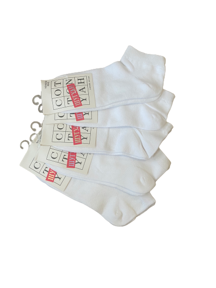 Шкарпетки жіночі білі з сіточкою 36-40 р. Ananasko B2202 (5 шт/уп)  B2202 фото | ANANASKO