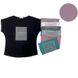 Женская футболка хлопковая темно-розовая 52-54 р Ananasko 5235-4