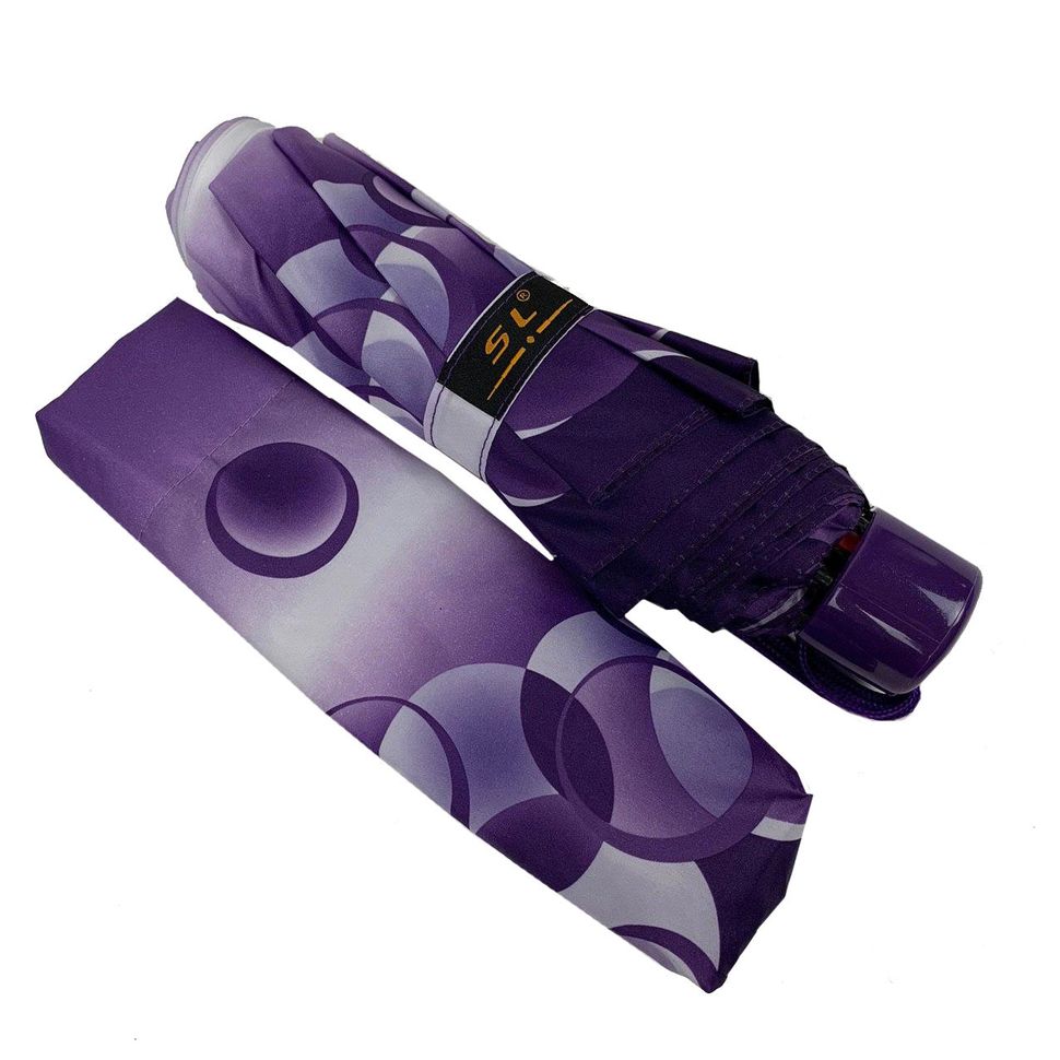 Женский механический зонтик на 8 спиц от SL, фиолетовый, 35011-4  35011-4 фото | ANANASKO