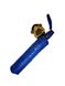 Женский зонт полуавтомат из серебряной абстракций Max, синий, 0049-2 0049-2 фото 3 | ANANASKO