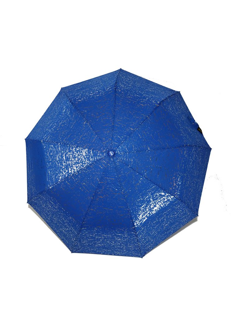 Женский зонт полуавтомат из серебряной абстракций Max, синий, 0049-2  0049-2 фото | ANANASKO