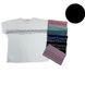 Женская футболка хлопковая черная 58-60 р Ananasko 5562-7