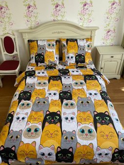 Комплект постельного белья семейный Бязь Голд Ananasko 154908 115 г/м² 154908(s)	 фото | ANANASKO