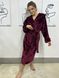 Халат жіночий плюшевий темно-бордовий 42-46 р H6 Lakerta H6(42-46) фото 1 | ANANASKO
