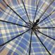 Мужской зонт-полуавтомат в клетку от SL, сине-коричневый, 475-5 475-5 фото 4 | ANANASKO