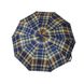 Мужской зонт-полуавтомат в клетку от SL, сине-коричневый, 475-5 475-5 фото 2 | ANANASKO