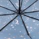 Женский складной автоматический зонт "Звезное небо" от B. Cavalli, бирюзовый, 450-2 450-2 фото 4 | ANANASKO