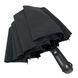 Мужской складной зонт-автомат с прямой ручкой от Flagman, есть антиветер, черный, 527-1 527-1 фото 5 | ANANASKO