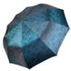 Женский складной зонт-полуавтомат с жаккардовым куполом "хамелеон" от Bellissimo, бирюзовый, М524-3  М524-3 фото | ANANASKO