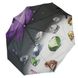 Женский зонтик полуавтомат "Calm Rain", на 9 спиц, фиолетовый,125-1 125-1 фото 1 | ANANASKO